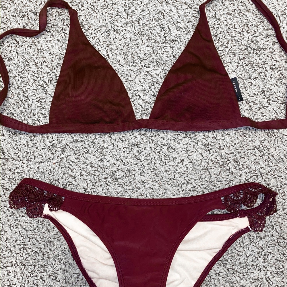 Maroon PacSun Bikini